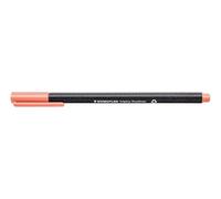 Staedtler Triplus Fineliner 334 - Feutre Pointe Superfine 0, 3 Mm Saumon | Corps triangulaire, lavable - ergonomique, multicolore - Réf. 334-222