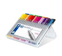 STAEDTLER Triplus Fineliner - Coffret 40 couleurs