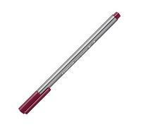Staedtler Triplus fineliner, feutre de forme triangulaire pour l'écriture avec pointe superfine, largeur de trait environ 0.3 mm, encre de couleur acajou, 334-28