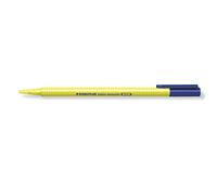 Staedtler Triplus textsurfer, Lot de 10 feutres surligneurs triangulaire à pointe ogive ultra douce, idéal pour surligner les impressions fines, encre jaune fluorescente, 362