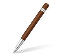 Staedtler TRX, Roller triangulaire brun de haute qualité en aluminium anodisé, Encre de couleur noire et pointe de taille moyenne, Fourni avec un étui mat élégant à emporter partout, 412TRX7M-9