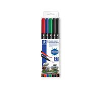 Staedtler Twin-Tip Permanent 3187 Design Journey - Set 5 Feutres Permanents Assortis Double Pointe Fine Et Superfine