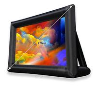 staelea Écran de Projection Gonflable de 5,2 m pour extérieur et intérieur, Prend en Charge la Projection Avant et arrière, Comprend Un Ventilateur Puissant, Un cerclage, Un kit de réparation et Un