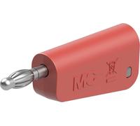 Stäubli LQ-4N-39 Fiche mâle de laboratoire mâle Ø de la broche: 4 mm rouge 1 pc(s)