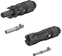 Stäubli MC4 Evo2 Connecteurs - Lot de 10 Prises et Connecteurs 4-6 mm² | Système de contact MULTILAM pour câbles de 4-6 mm², homologué DC 1500 V, protection IP68 étanche et résistant aux UV