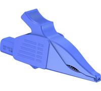 Stäubli XDK-1033/I-2 Pince crocodile de sécurité enfichable 4 mm CAT IV bleu