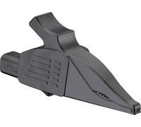Stäubli XDK-1033/I-2 Pince crocodile de sécurité enfichable 4 mm CAT IV noir