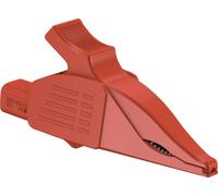 Stäubli XDK-1033/I-2 Pince crocodile de sécurité enfichable 4 mm CAT IV rouge