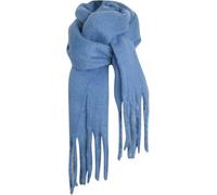 Stafeny Écharpe épaisse chaude pour femme - Écharpe classique et quotidienne pour femme - Tricot fin - Pour l'hiver - Chaud - En mousseline (Bleu)