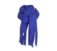 Stafeny Écharpe épaisse chaude pour femme - Écharpe classique et quotidienne pour femme - Tricot fin - Pour l'hiver - Chaud - En mousseline (Marine)