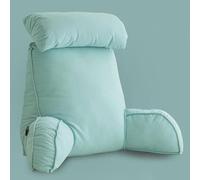 Stafeny Oreiller de Lecture avec Accoudoirs,Coussin de Lecture avec Support de Cou,Coussins Lombaires,pour se détendre,Jouant,Regarder la télévision ou Lire (LIME GREEN)