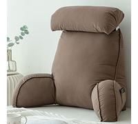 Stafeny Oreiller de Lecture avec Accoudoirs,Coussin de Lecture avec Support de Cou,Coussins Lombaires,pour se détendre,Jouant,Regarder la télévision ou Lire