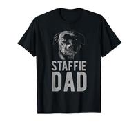 Staffordshire Bull Terrier en noir pour homme - Staffie Dad T-Shirt