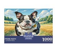 Staffordshire Bull Terrier Jigsaw Puzzle 1000 Pièces pour Les Adultes Jeux Éducatifs Puzzle Cadeaux pour Adultes 100% Carton Recyclé Décoration De Maison 38x26cm/1000pcs