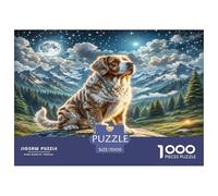 Staffordshire Bull Terrier Jigsaw Puzzles 1000 Pièce pour Les Adultes Jeux Éducatifs Puzzle Cadeaux pour Adultes 100% Carton Recyclé Décoration De Maison 70x50cm/1000pcs