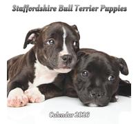 Staffordshire Bull Terrier Puppies Calendar 2026: 12 month Organizer Jan 2026 to Dec 2026