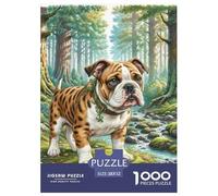 Staffordshire Bull Terrier Puzzles 1000 Pièces pour Adultes Et Enfants sur Le Thème De Premium Quality Impossible Loisir Décoration De La Maison 52x38cm/1000pcs