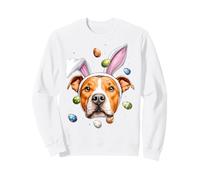 Staffordshire Bull Terrier Œufs de Lapin Mignons Sweatshirt