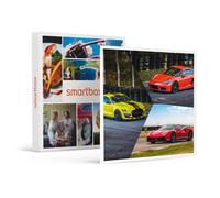 Stage De Pilotage Multivolant : 2 Tours En Porsche, 2 Tours En Lamborghini Huracan Et 2 Tours En Ferrari 488 Sur Le Circuit De La Ferté-Gaucher - Smartbox - Coffret Cadeau Sport & Aventure
