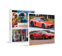 Stage De Pilotage Multivolant : 2 Tours En Porsche Cayman S 718 Et 2 Tours En Ferrari 488 Sur Le Circuit De La Ferté-Gaucher - Smartbox - Coffret Cadeau Sport & Aventure