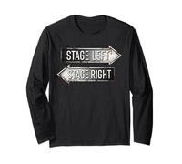 Stage Left Stage Right Theater Drama Play Funny Thespian Manche Longue