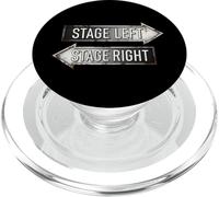 Stage Left Stage Right Theater Drama Play Funny Thespian PopSockets PopGrip pour MagSafe