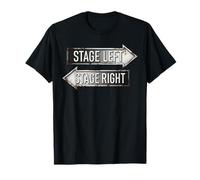 Stage Left Stage Right Theater Drama Play Funny Thespian T-Shirt