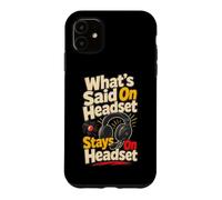 Stage Manager Casque Backstage Theater Coque pour iPhone 11
