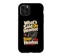 Stage Manager Casque Backstage Theater Coque pour iPhone 11 Pro