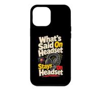 Stage Manager Casque Backstage Theater Coque pour iPhone 12 Pro Max