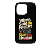 Stage Manager Casque Backstage Theater Coque pour iPhone 13 Pro