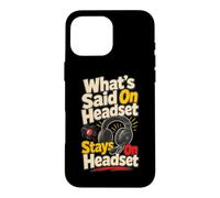 Stage Manager Casque Backstage Theater Coque pour iPhone 16 Pro Max