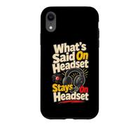 Stage Manager Casque Backstage Theater Coque pour iPhone XR