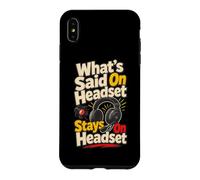 Stage Manager Casque Backstage Theater Coque pour iPhone XS Max