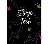 Stage Tech - We Do It In The Dark... 1 Subject Composition Notebook With Table Of Contents: Lined Writing Pad Gift For Theatre Technicians