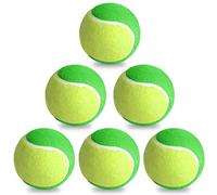 Stage1 Lot de 6 balles de tennis, d'entraînement de 25 %, réduction de la pression, balles de tennis, débutants, balles de tennis, balles méthodologiques pour enfants, débutants, animaux domestiques