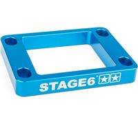 Stage6 10mm Reed valve Spacer AM6/DERBI bleu