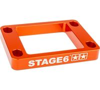 Stage6 10mm Reed valve Spacer AM6/DERBI Orange