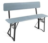 Stagecaptain BBB-119 GY Hirschgarten Banc de Fête avec Dossier 119 cm Gris