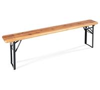 2x Set Stagecaptain BBB-180 Hirschgarten banc de jardin 177 cm naturel