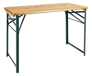 Stagecaptain BBT-119 Hirschgarten Table De Biergarten 119 cm 2X Set - 2 Tables de bière Robustes et Courtes (119 cm de Long) - Surface laquée - Pliable - Facile à Ranger et Transporter