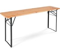 Stagecaptain BBT-170 Hirschgarten Table De Biergarten 170 cm - Table De Bière Robuste (170 cm de Long) - Surface Laquée - Pliable - Facile à Ranger et Transporter