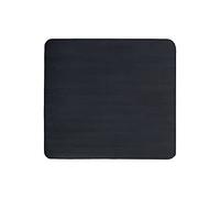 Stagecaptain DTE-1213 BK Tapis de Batterie Noir - Tapis Compact pour Batterie - 120 x 130 cm - Surface Tissée Serrée - Dessous Antidérapant - avec Bande Auto-Agrippante - Housse de Transport - Noir