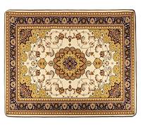 Stagecaptain DTO-1620 Tapis de Batterie Oriental - Grand Tapis de Batterie - 160 x 200 cm - Surface Tissée Serrée - Dessous Antidérapant - avec Bande Auto-Agrippante - Housse de Transport - Marron