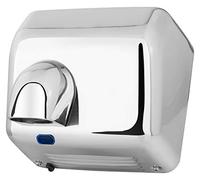 Stagecaptain HD-55A Dryboy Automatic Sèche-Mains Mural - Sèche-Mains Automatique avec Capteur de Mouvement - Puissance : 2300 Watts - Construction Métallique Robuste - Facile à Installer - Argent