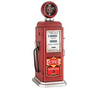Stagecaptain Horloge Colonne de Distribution ZSU-2775 avec Étagère | Horloge au design colonne de distribution avec étagère cachée, Construction métallique de 3, 8 kg, Diamètre du cadran de 10