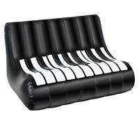 Stagecaptain IF-12088 Canapé Gonflable Design Piano - Canapé en PVC - pour 2 Personnes - Idéal pour Festivals, Camping, Jardin, Salle de Répétition ou Salon - Dimensions : env. 127 x 75 cm