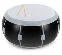 Stagecaptain IF-7141 Table-Pouf Gonflable Design Batterie - Peut Aussi Servir de Tabouret - Idéal pour Festivals, Camping, Jardin, Salle de répétition ou Salon - Dimensions : env. 40 x 120 cm