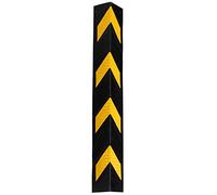 Stagecaptain KS-8010 Protection d’Angle - Protection d’Angle en Caoutchouc Flexible - Longueur : 78 cm - avec réflecteurs - Noir/Jaune