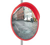 Stagecaptain MC-60 Mirrcon Miroir de Circulation - miroir convexe de 60 cm - champ de vision de 130° - 2 supports pour montage mural et sur tube - pour intérieur et extérieur - rouge
